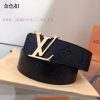 Louis Vuitton -3.8cm overseas purchasing authentic product - classic special leather bel 05fewmhr