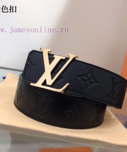 Louis Vuitton -3.8cm overseas purchasing authentic product - classic special leather bel 05fewmhr