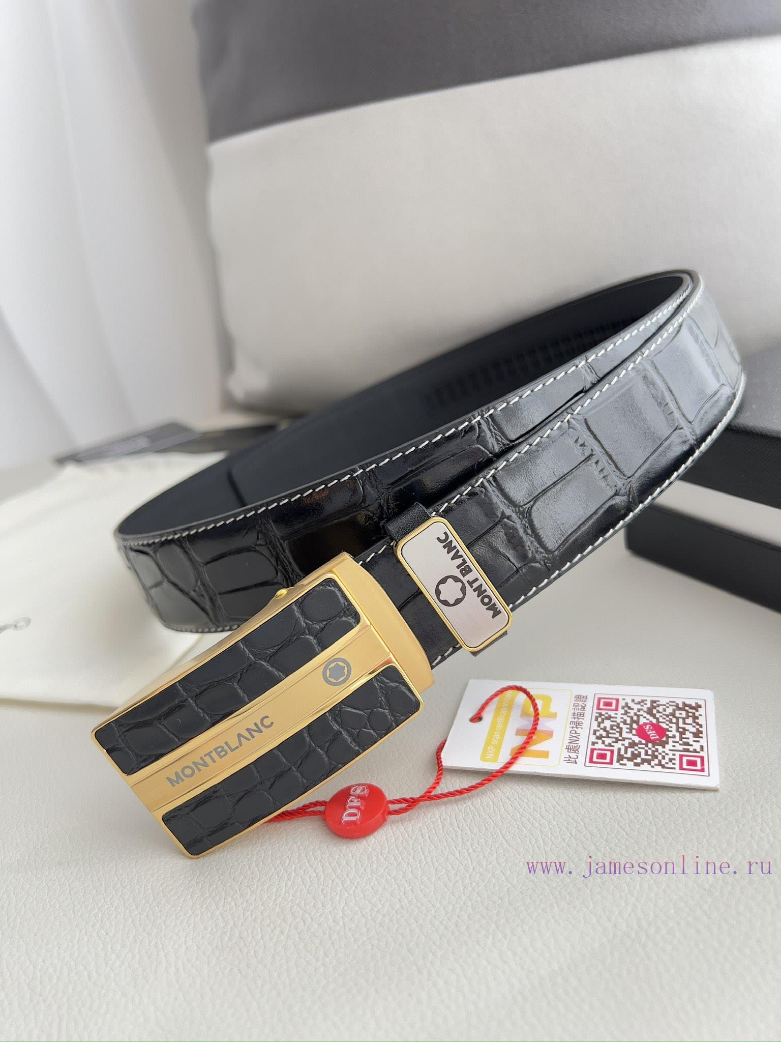 Montblanc Montblanc Belt Automatic BeltAutomatic belt, original new pure steel material auto d6z7sbpu - Image 2