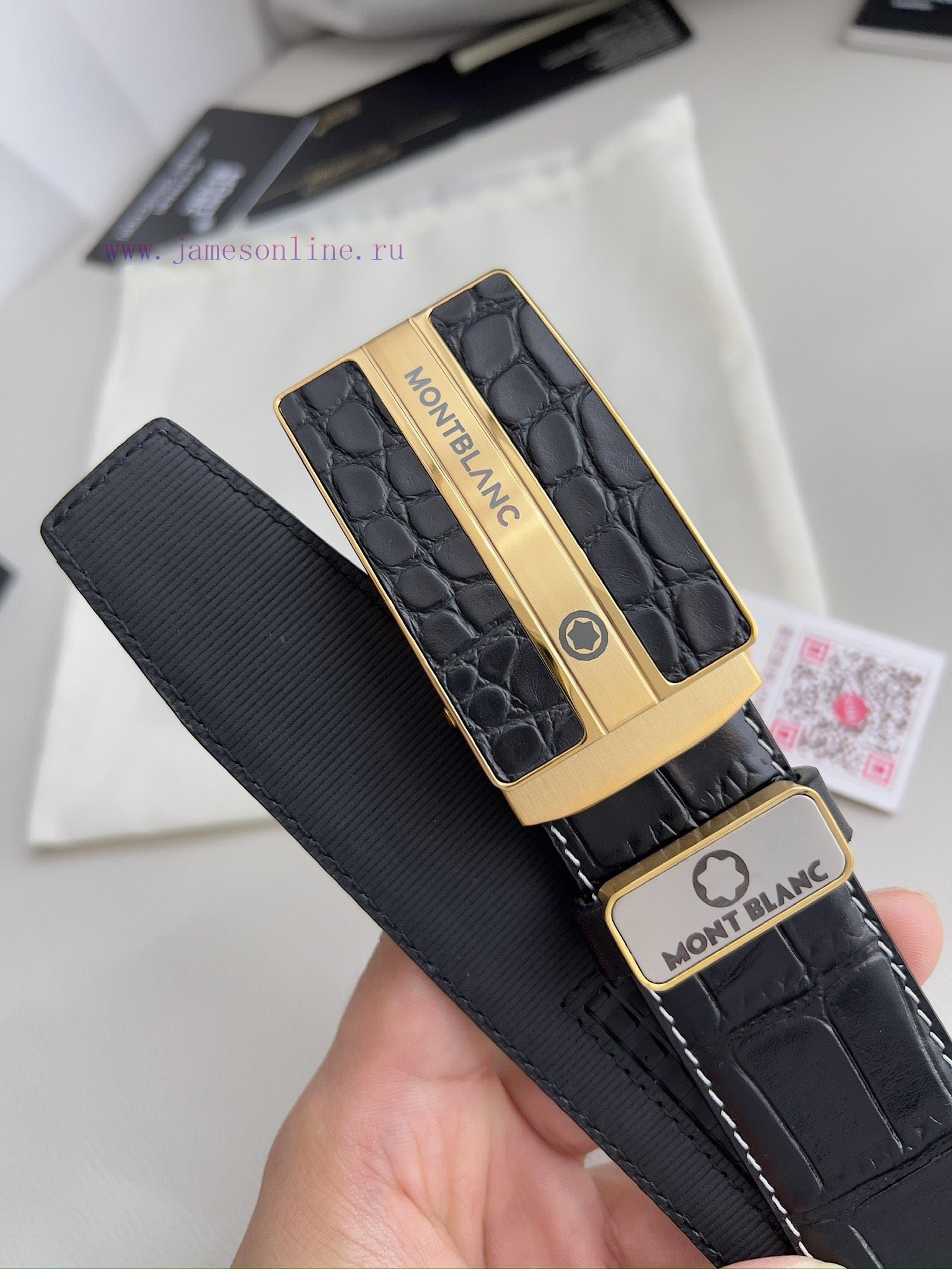 Montblanc Montblanc Belt Automatic BeltAutomatic belt, original new pure steel material auto d6z7sbpu - Image 7