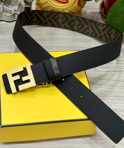 FENDI style with width of 4.0CM, double ring front and back waist belt, FF nail buckle, dual os61y5pk