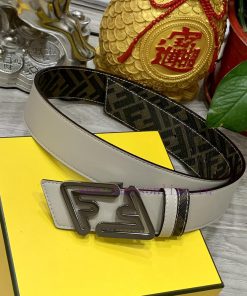FENDI style with width of 4.0CM, double ring front and back waist belt, FF nail buckle, dual l4hzbej6