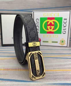 Gucci. Gucci automatic beltMaterial: Leather Belt with 100% Head Layer. The leather belt is bmyvpyd6