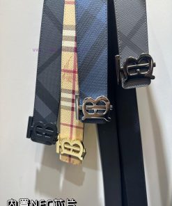 Reproduction, imported original leather belt, men's business casual belt, Burberry TB series qo444nes