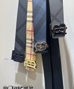 Reproduction, imported original leather belt, men's business casual belt, Burberry TB series 3kmnm23c