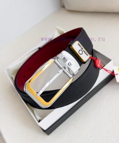 Montblanc Montblanc ️ Belt and beltNeedle buckle, new original classic boutique two-color ne hied156m
