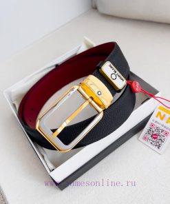 Montblanc Montblanc ️ Belt and beltNeedle buckle, new original classic boutique two-color ne hojv1b3v