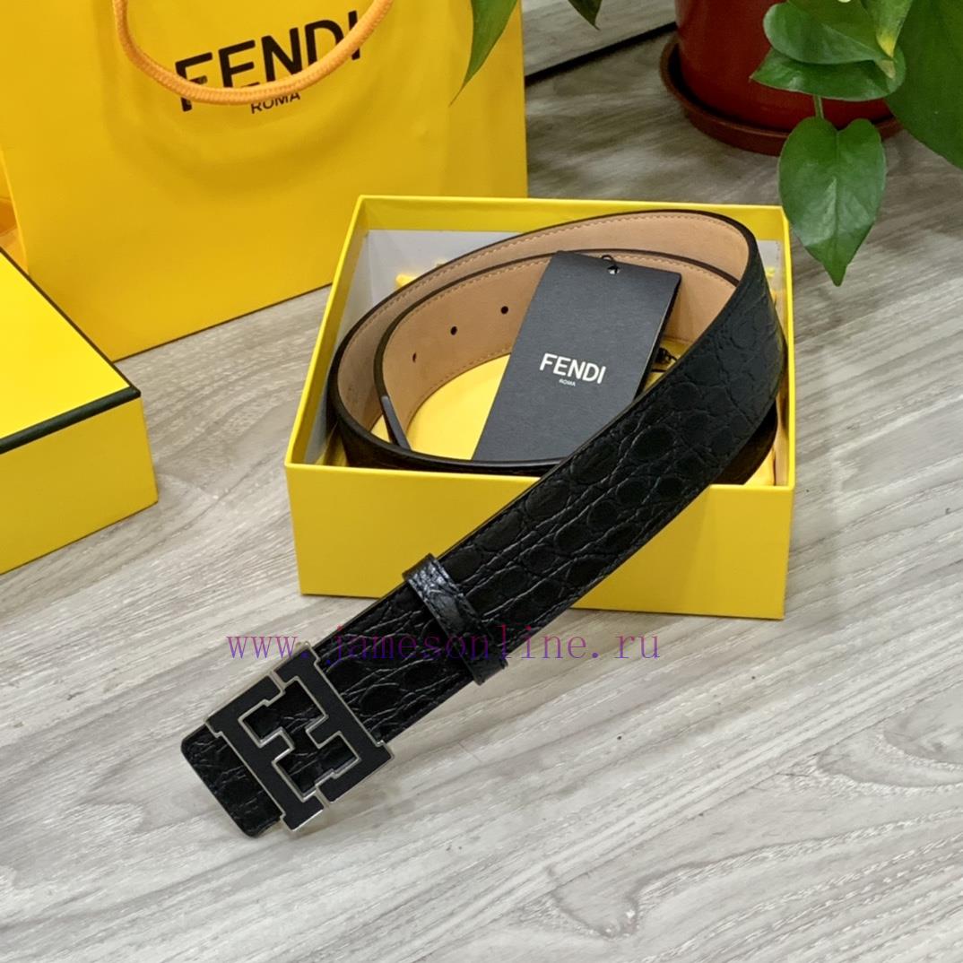 Comes with a complete gift boxFENDL 40MM wide double-sided original calf leather with a sing lp7ah1vb