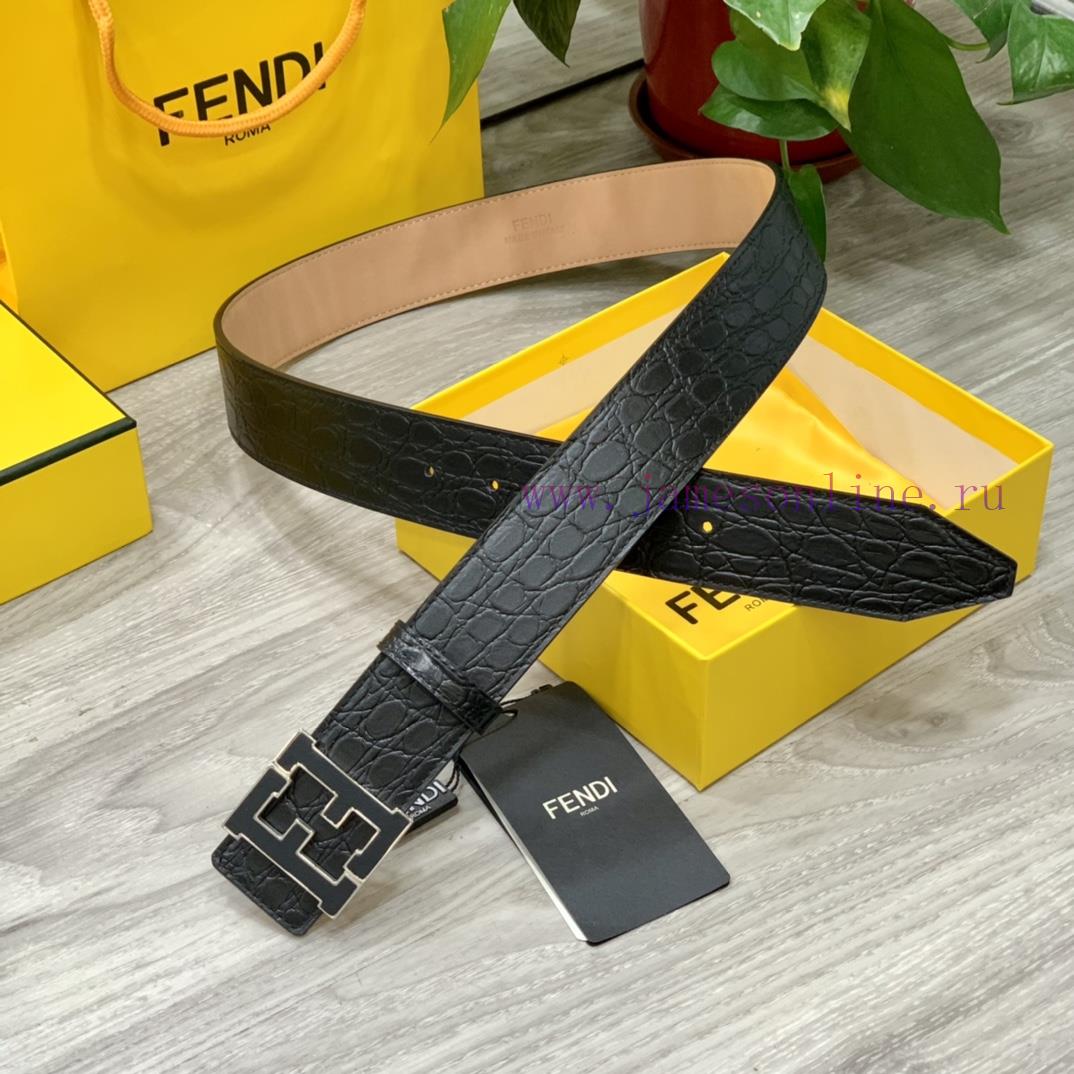 Comes with a complete gift boxFENDL 40MM wide double-sided original calf leather with a sing lp7ah1vb - Image 5