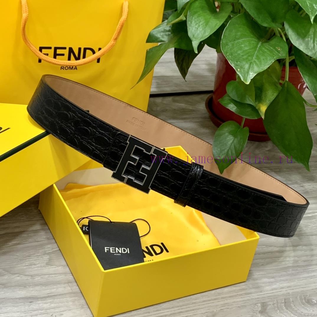 Comes with a complete gift boxFENDL 40MM wide double-sided original calf leather with a sing lp7ah1vb - Image 7