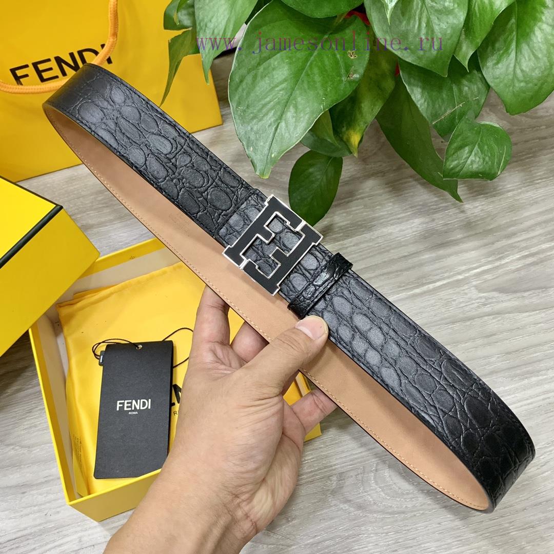 Comes with a complete gift boxFENDL 40MM wide double-sided original calf leather with a sing lp7ah1vb - Image 8