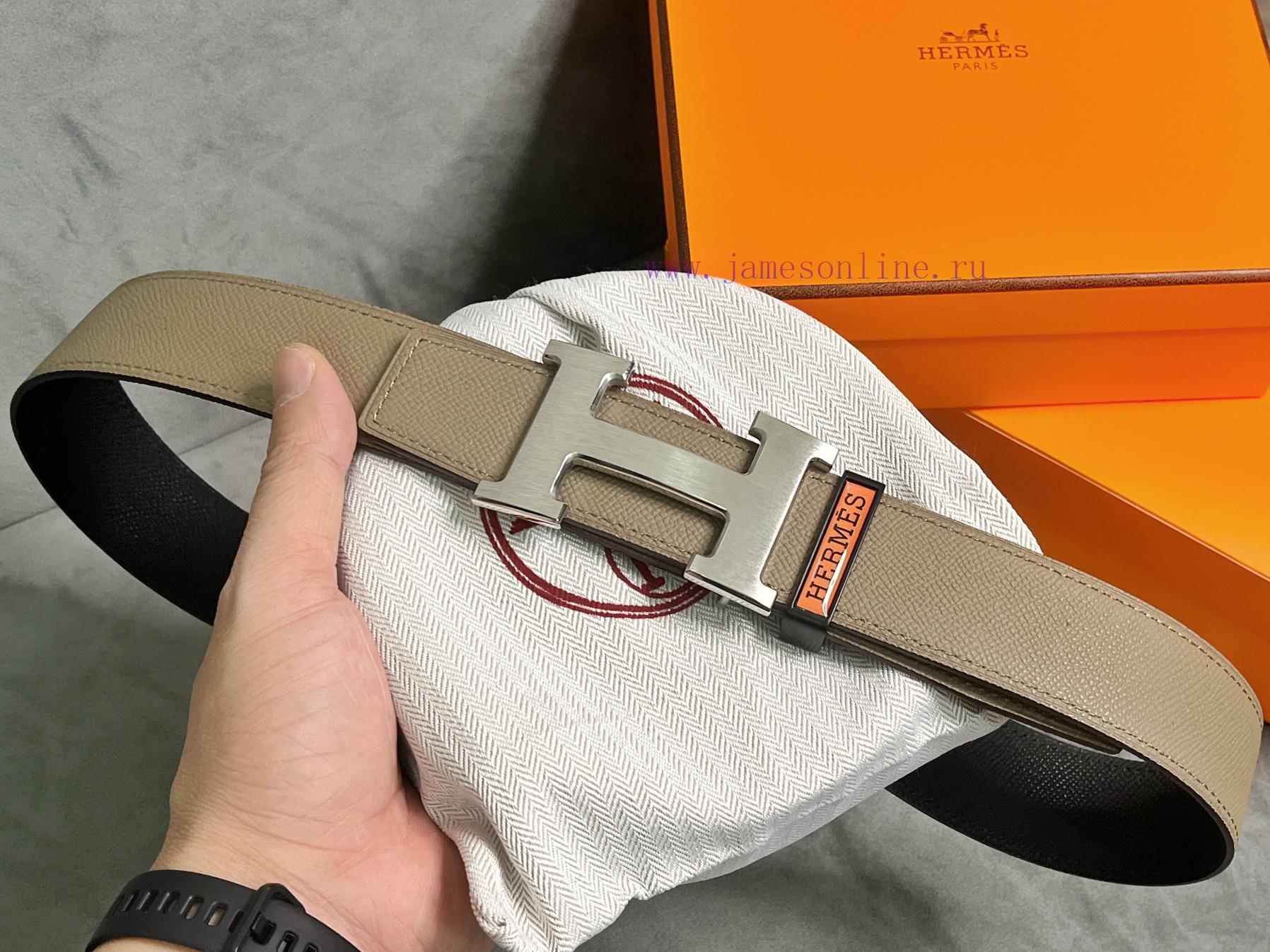 ¥ comes with a complete set of Hermes gift boxes/HermesA complete set of imported double-sid eigdqb1y - Image 4