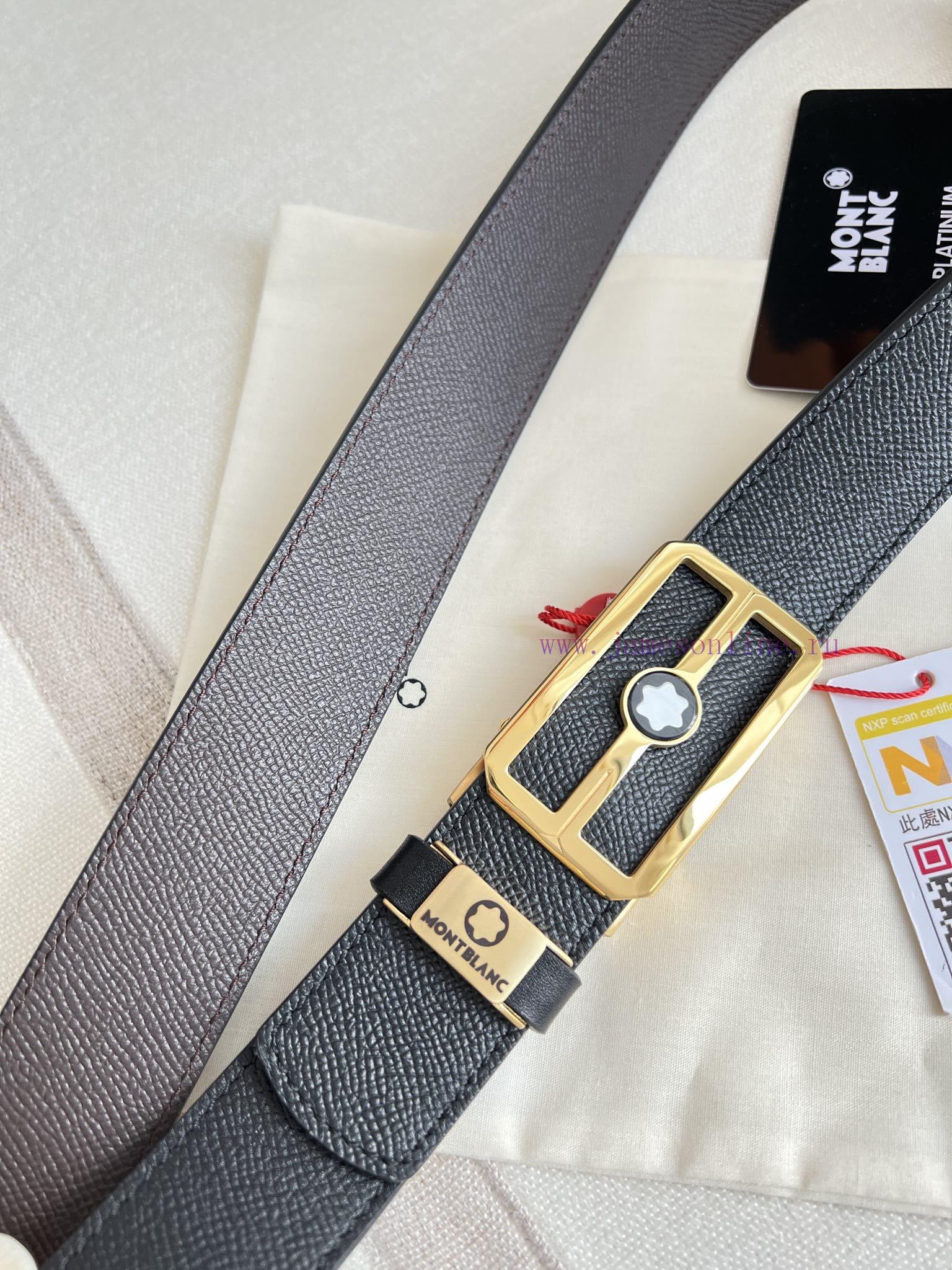 Montblanc Montblanc Belt Automatic BeltAutomatic belt, new pure steel material automatic buc 072zgki2 - Image 5