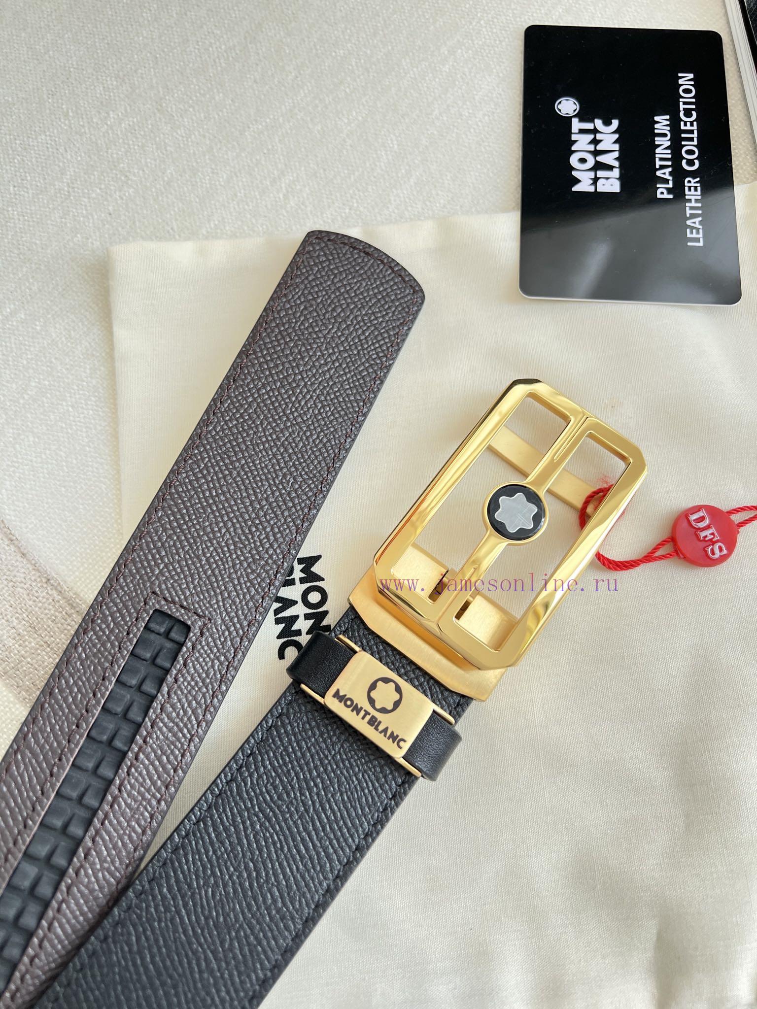 Montblanc Montblanc Belt Automatic BeltAutomatic belt, new pure steel material automatic buc 072zgki2 - Image 7