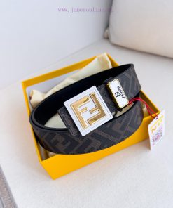 Fendi FENDI ️ Belt and beltBuckle, original classic pure copper boutique letter buckle, phot uf2ci3r3