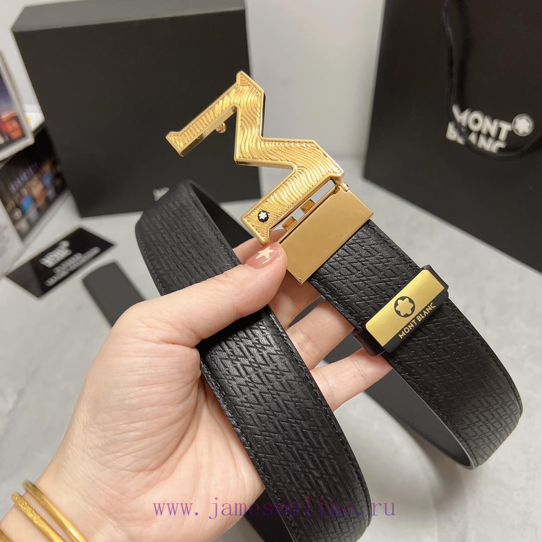 MontblancMaterial: Leather Belt with 100% Head Layer. The leather belt is guaranteed to be g tixbxixb - Image 9