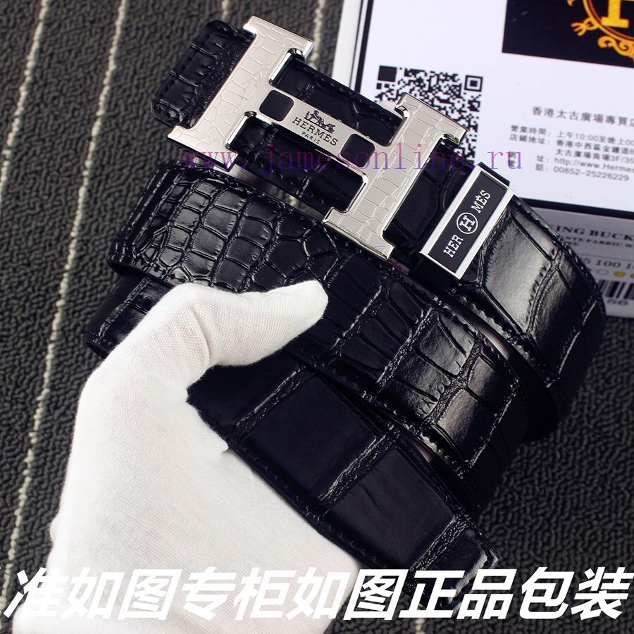 Hermes Her.. Mes ️ Crocodile PatternIdentify and receive a punch as a giftMaterial: 100% hea 55dswk4w - Image 3
