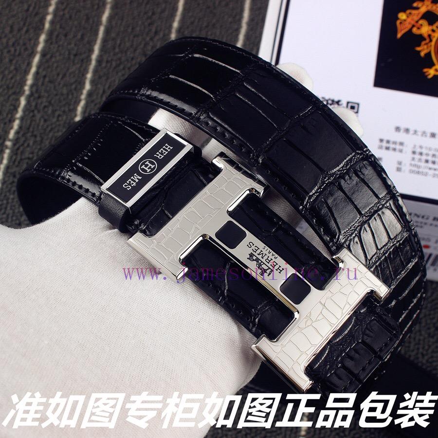 Hermes Her.. Mes ️ Crocodile PatternIdentify and receive a punch as a giftMaterial: 100% hea 55dswk4w - Image 5