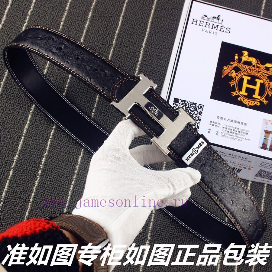 Hermes Her.. Mes ️ Ostrich patternIdentify and receive a punch as a giftMaterial: 100% head i0puxfwl - Image 6