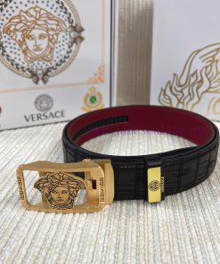 Versace automatic beltMaterial: Leather Belt with 100% Head Layer. The leather belt is guara wewqx6mb