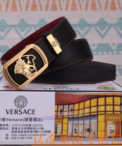 Belt belt Versace cowhide beltMen's belt material: 100% head layer cowhide belt, guaranteed c0feszcb