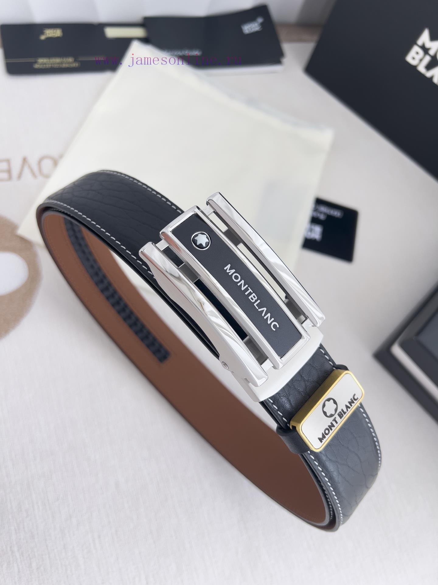 Montblanc Montblanc Belt Automatic BeltAutomatic belt, original new pure steel material auto ovlqaphr - Image 5