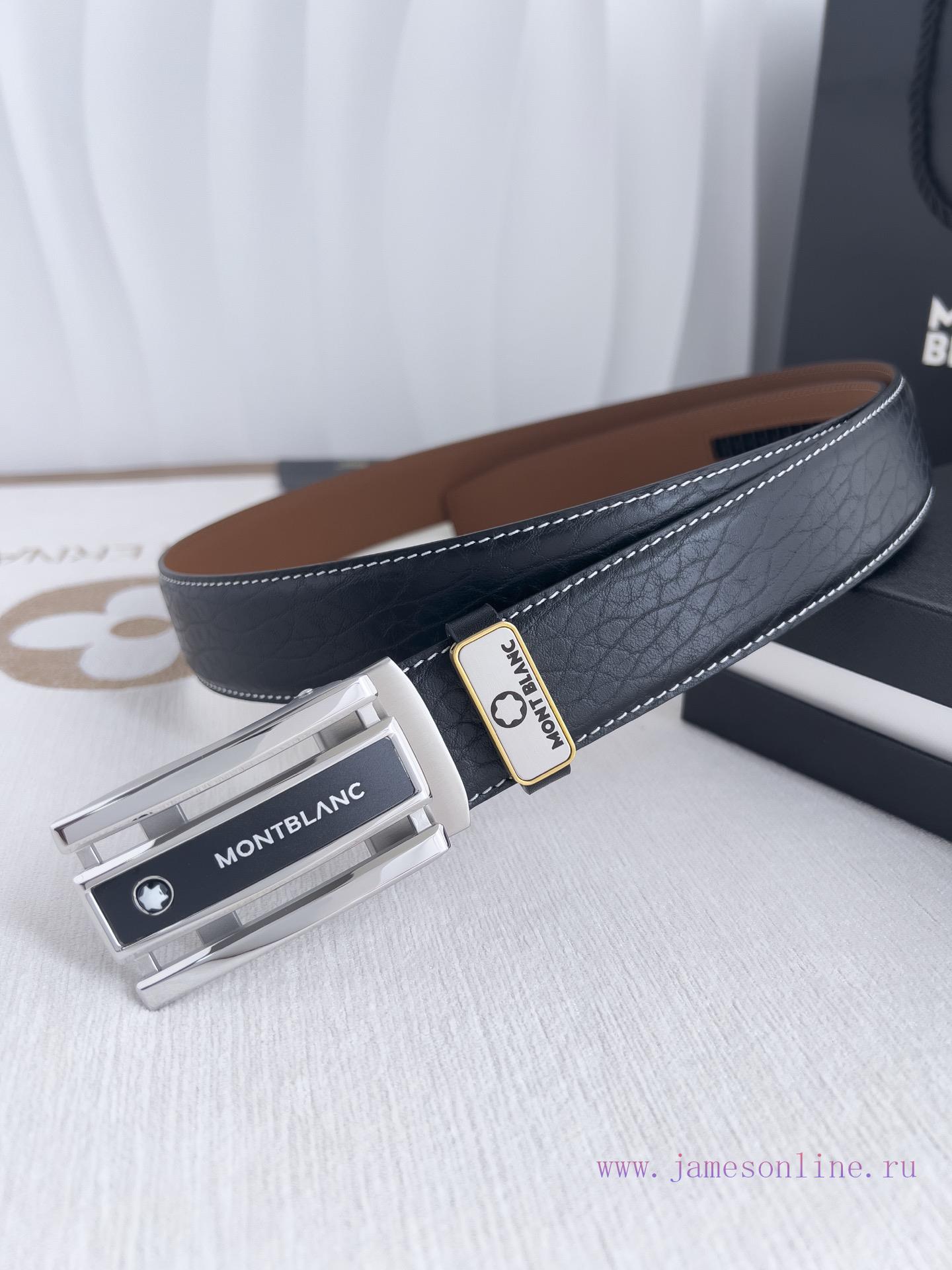 Montblanc Montblanc Belt Automatic BeltAutomatic belt, original new pure steel material auto gm8bixep - Image 2