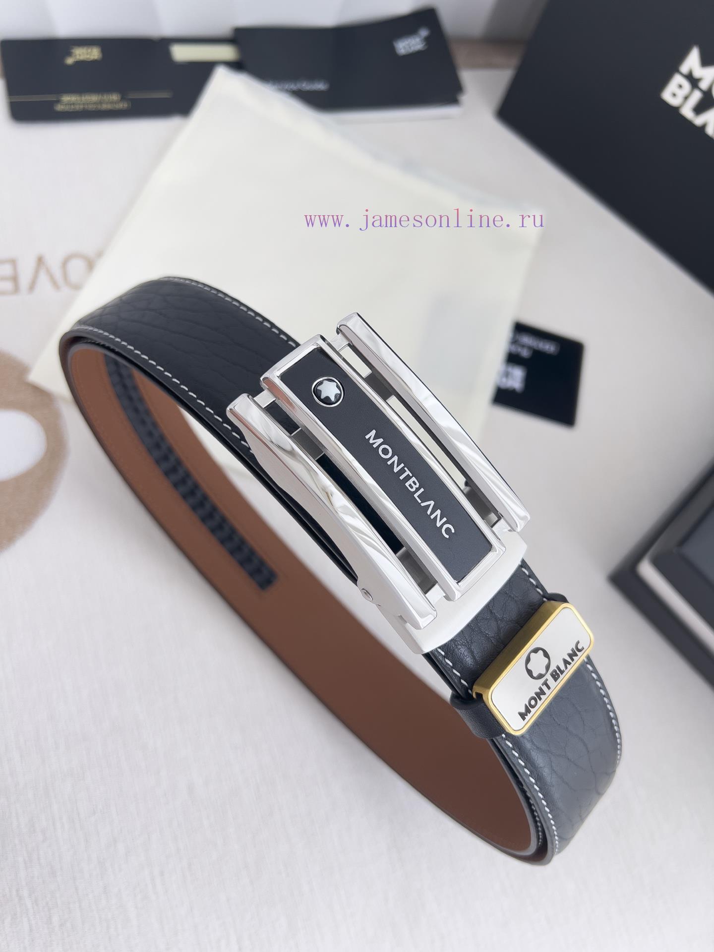 Montblanc Montblanc Belt Automatic BeltAutomatic belt, original new pure steel material auto gm8bixep - Image 3