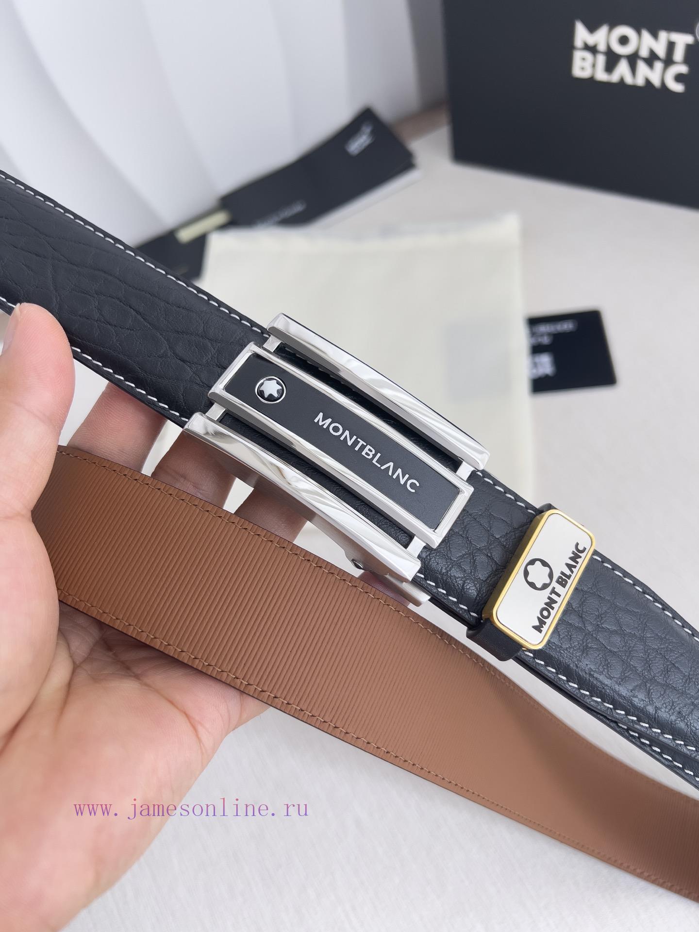 Montblanc Montblanc Belt Automatic BeltAutomatic belt, original new pure steel material auto gm8bixep - Image 5
