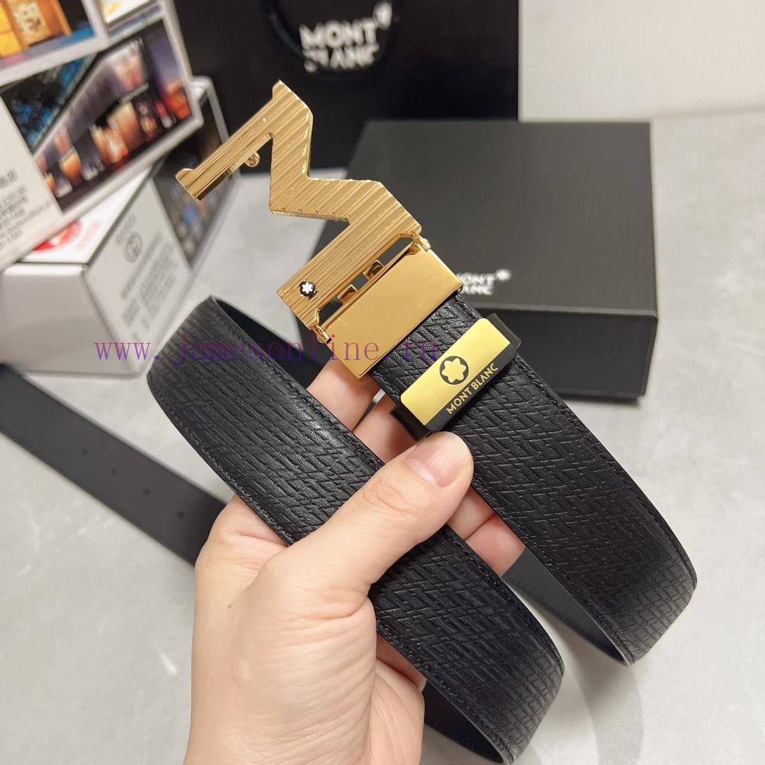 MontblancMaterial: Leather Belt with 100% Head Layer. The leather belt is guaranteed to be g v7o7fuce - Image 3