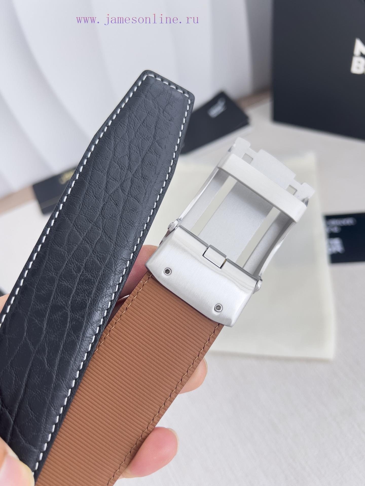 Montblanc Montblanc Belt Automatic BeltAutomatic belt, original new pure steel material auto gm8bixep - Image 6