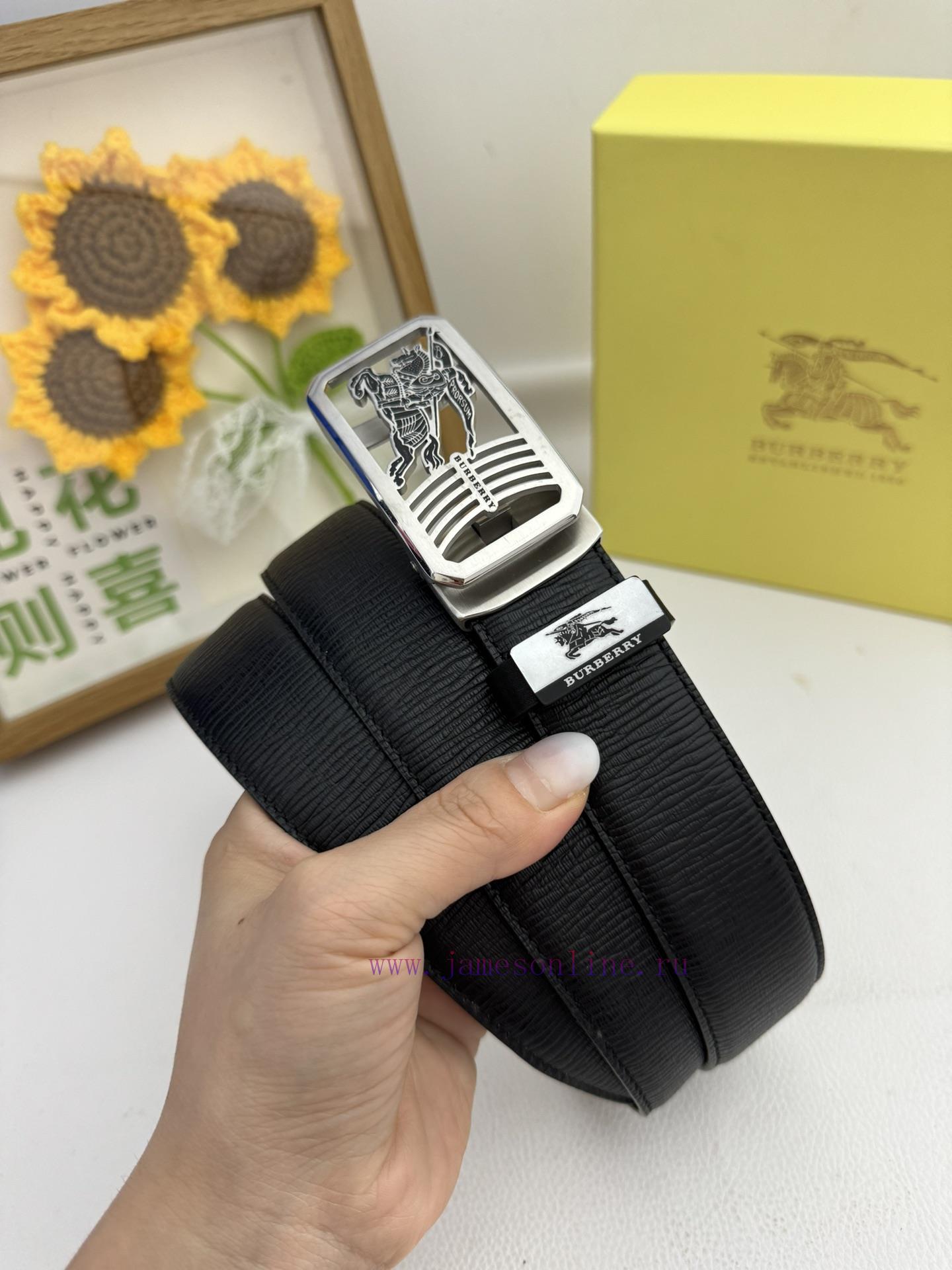 Burberry automatic beltMaterial: Leather Belt with 100% Head Layer. The leather belt is guar dyzd4n1h - Image 2