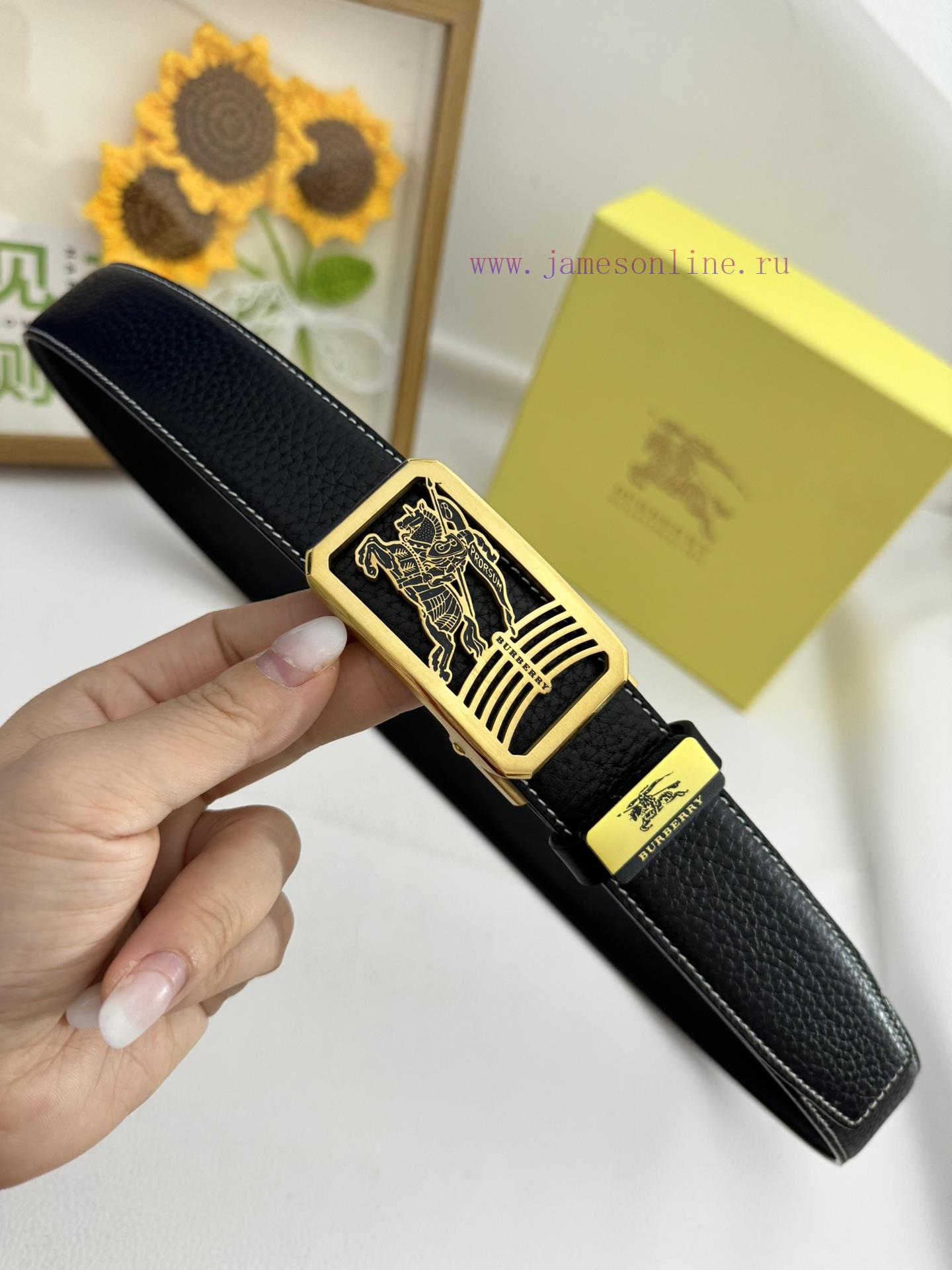 Burberry automatic beltMaterial: Leather Belt with 100% Head Layer. The leather belt is guar qcllynxl - Image 5