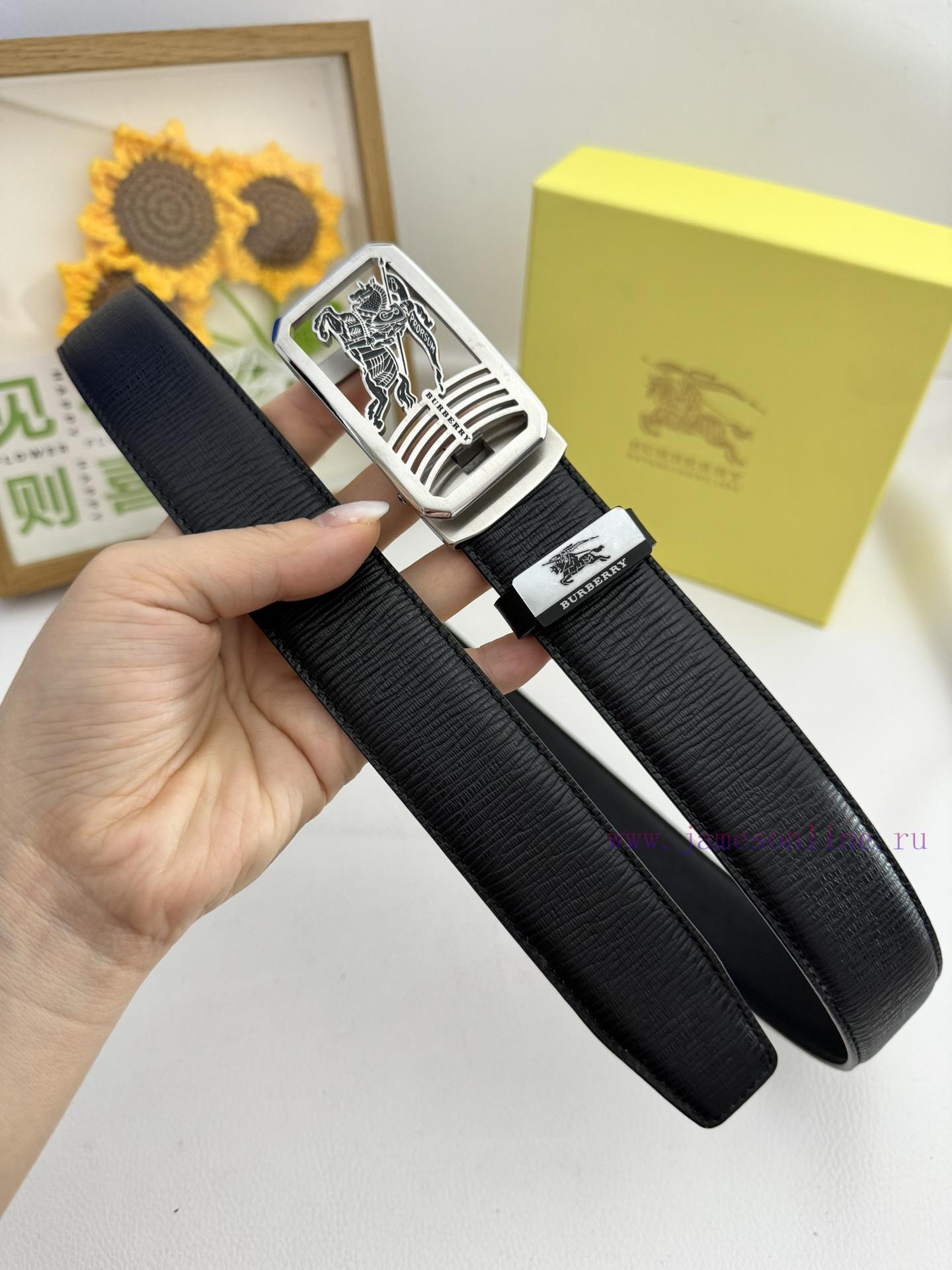 Burberry automatic beltMaterial: Leather Belt with 100% Head Layer. The leather belt is guar dyzd4n1h - Image 3