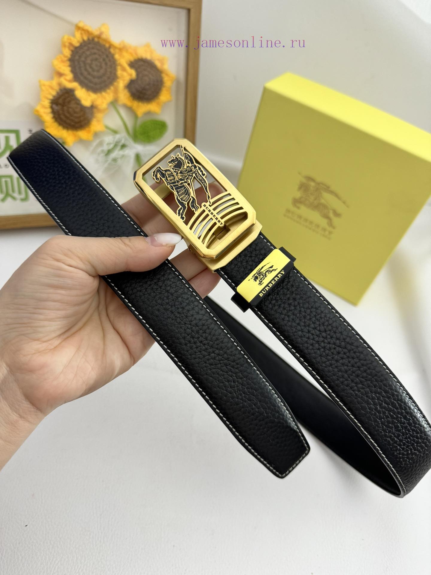 Burberry automatic beltMaterial: Leather Belt with 100% Head Layer. The leather belt is guar qcllynxl - Image 7
