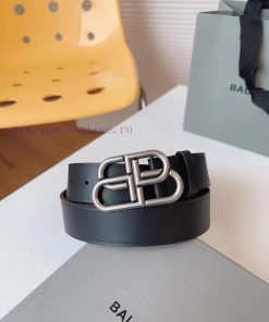 [Balenciaga] 3.8cm BB belt, available in multiple sizes to meet the needs of girls with diff ij9nniwr