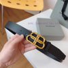 [Balenciaga] 3.8cm BB belt, available in multiple sizes to meet the needs of girls with diff 2wed9wom