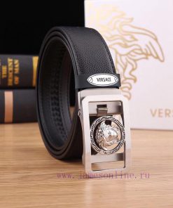[Gift] Comes with a complete set[Gift] Versace[Gift] 100% Two tone Pure Steel Buckle Materia 436k4k7l