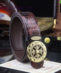 MADE IN ITALYComplete setVERSACE overseas purchasing agent100% dual color pure steel buckle lr6cdtwk