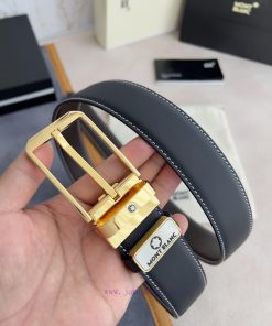 Montblanc Montblanc ️ Belt and beltNeedle buckle, new original classic boutique needle buckl axww36ib