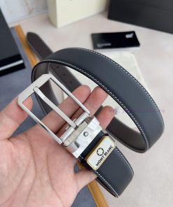 Montblanc Montblanc ️ Belt and beltNeedle buckle, new original classic boutique needle buckl roltc553