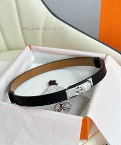 Hermes Women's BeltFull set of 1.8mm women's Kelly original imported leather K gold/platinum 34e0pzg8
