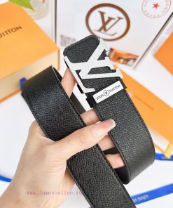 Belt LV Louis ️The waist belt is made of 100% cowhide, ensuring that the genuine leather is qfxirsaf