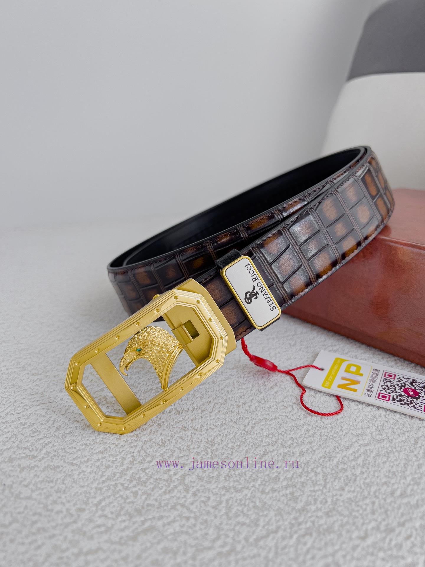 Stephen Ni Zhi Stefano Ricci Belt ️ Automatic BeltAutomatic buckle, made of pure steel mater g5sj9ofr