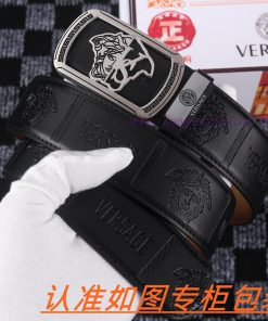 Men's belt VersaceMen's leather belt is made of 100% head layer cowhide, ensuring that the 2 7r918g0n