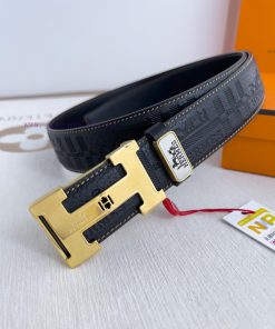 Hermes Hermes waist beltHanging buckle, classic pure steel material buckle head, double-side 0tj9gkur