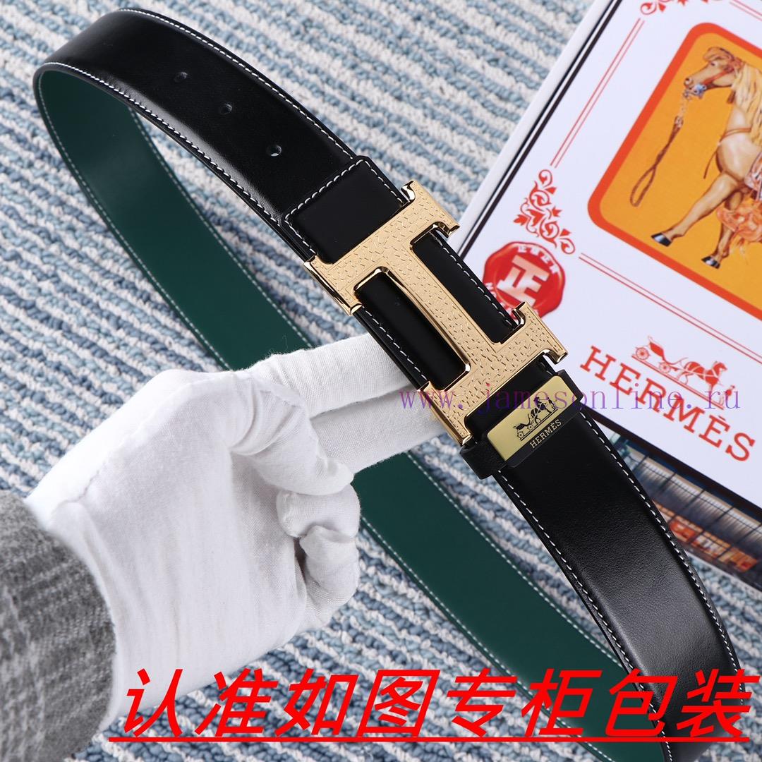 Men's belt HermesMen's leather belt is made of 100% head layer cowhide, ensuring that the 24 8aad7d2b - Image 5