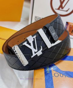 Belt LV Louis Vuitton's top tier replicaThe waistband is made of 100% cowhide, ensuring genu pla2s6h0