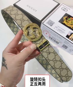 Belt Gucci Gucci double-sidedBelt made of 100% head layer cowhide, rotatable, dual color bel ik7iqeml