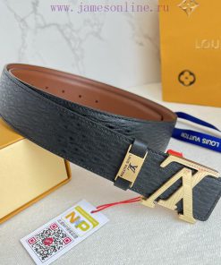 LV... Louis Vuitton Belt and BeltsBuckle, classic pure steel material letter buckle, top lay xvk328fl